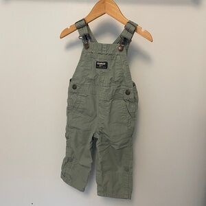 OshKosh B'gosh Sage Green Overalls - 12M